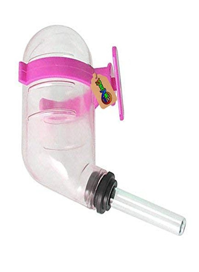 DreamAuro Vacuum Leak Proof Water Bottle for Hamster/Dwarf/Gerbil/Mice/Guinea Pig/Ferret/Rabbit (60 ml, Pink) - Image 1